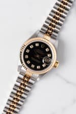 2000 Rolex Ladies Datejust 79173 Black Diamond Dial