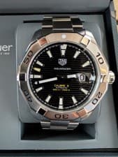 TAG Heuer Aquaracer WAY2010.BA0927 Caliber 5 Black Dial Automatic Men's Watch