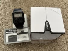 Vintage Casio CA-50 Calculator Watch Module 437 Back To The Future Made In Japan