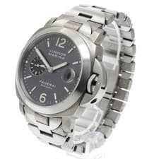 PANERAI LUMINOR MARINA PAM00091 44mm Titanium Gray Dial Automatic Date #C237