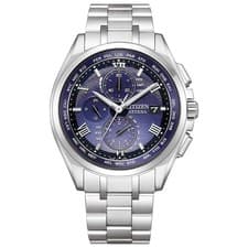 Citizen Attesa Eco-Drive AT8240-66L Men Watch Night Rainbow Solar Radio New