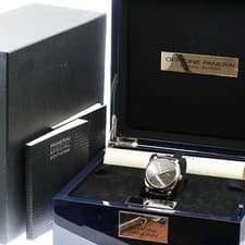 PANERAI RADIO MIR 1940 EQUATION OF TIME 8 DAYS HAND-WIND 48MM SS BLACK #C012