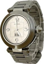 Cartier Pasha C Big Date W31058M7 2475 Automatic Unisex Watch Excellent A6311