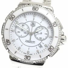 TAG Heuer CAH1213.BA0863 Formula 1 Chronograph Diamond Quartz Men s Watch Good C