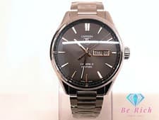 TAG HEUER Carrera Caliber 5 Automatic Men s Watch Day Date WAR201C 1 Black Silve