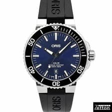 Oris Aquis Date 733 7730 4135R Automatic Winding Blue 43.5Mm Men'S