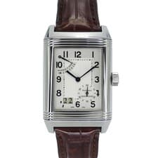 Jaeger-LeCoultre Reverso Grand Date Q3008420 28mm SS Silver Dial #KN169