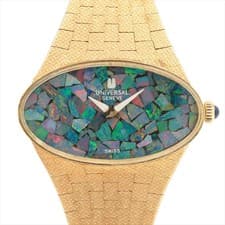 Universal Genève YG YG Stem-winder Opal dial cal.70