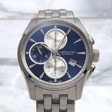 Hamilton Jazzmaster Auto Chrono Blue H32596141 Special with Defect