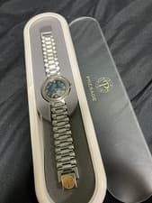 SEIKO PRESAGE Quartz Watch Black Dial Stainless Steel