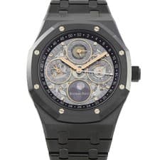 Audemars Piguet Royal Oak Perpetual Calendar Openworked Ceramic Watch 26585CE