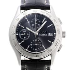 Gucci Chrono Limited Edition 503 Black Automatic Item No. 63192 Used TOMI-0