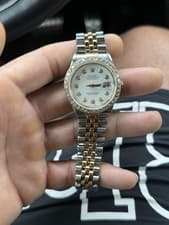 Rolex Datejust Two-Tone Jubilee Custom Diamond Dial & Bezel 26mm/31mm Watch