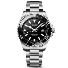 Longines HydroConquest 42mm Black Lacquered Dial Men's Watch L37884566