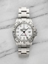 1995 Rolex Explorer II 16570 Stainless Steel Polar White Dial Automatic 40mm