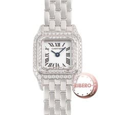CARTIER Mini PANTHERE WF3210F3 Watches Bezel diamond WG Free Shipping with Box