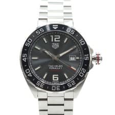 TAG HEUER WAZ2011 BA0842 Formula 1 Caliber 5 Gray Dial Date Stainless Steel Cera
