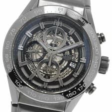 TAG HEUER CAR2A90 Carrera Caliber Heuer 01 Automatic Men s with 907608 Used fro