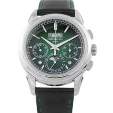 Patek Philippe Grand Complications Green Dial Platinum Watch 5270p-014