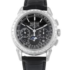 Patek Philippe Grand Complications Perpetual Calendar Chronograph Platinum Watc