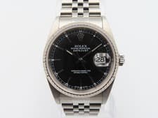 2004 Rolex Datejust 36mm 16234 Men's Vintage Automatic Wristwatch No Holes Case