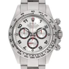 ROLEX Cosmograph Daytona 116509 Silver Arabian Z Number second hand mens