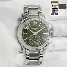 2025 Patek Philippe Annual Calendar Chronograph 5905/1A-001 42MM Green Steel B/p