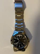 Hamilton Khaki Field King 40mm Black Dial Steel Men's Watch H64455133