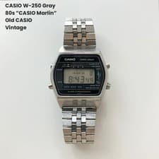 CASIO W-250 80s “CASIO Marlin” Gray Vintage