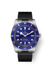 2026 Tudor Black Bay 54 Steel Blue 37mm Rubber Watch Unworn M79000B-0002