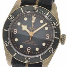 TUDOR WATCH 79250BA HERITAGE BLACK BAY BRONZE AUTOMATIC GRAY BRONZE/NYLON MEN'S