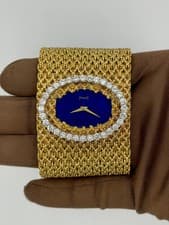 Piaget Intrinsic Custom Diamond Bezel Yellow Gold 9850 N 38