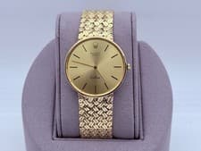 Vintage Rolex Cellini 3833 31mm Champagne Dial Yellow Gold Bracelet