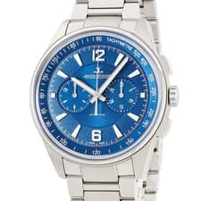 JAEGER LECOULTRE Polaris Chronograph Q9028180 842.8.C1.S Blue Tachymeter m