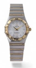 OMEGA Constellation Mini 22.5mm - 18ct Gold & Steel MOP Diamond Dial 1262.75.00