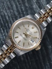41533: Rolex Ladies Datejust, Ref. 69173, Box and Papers c. 1988 + 2010 Service