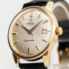 Vintage 1963 **NEAR MINT** OMEGA Seamaster Cal.562 Automatic Date Gold 36mm Men