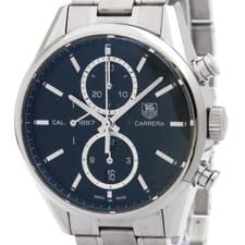 TAG HEUER Carrera Calibre 1887 Chronograph Steel Watch CAR2110 Polished BF586799