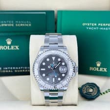 Rolex Yacht-Master 40mm, Rhodium / Grey Dial, Mint 2024 Full Set, 126622-0001