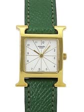 HERMES H Watch Quartz Watch HH1.201 White Dial