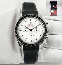 2024 Omega Speedmaster Moonwatch 310.32.42.50.04.001 White Stainless Steel B/p