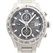 TAG Heuer Carrera Heuer 01 CAR208Z Auto Ti Gray 100m Chrono Men's Watch