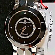 Black, high-quality material, with 4 diamonds, unisex. #QYEE0J