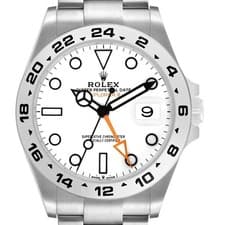Rolex Explorer II 42 Steel Polar White Dial Mens Watch 226570 Box Card