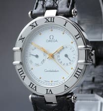1995 Near MINT OMEGA Constellation 33mm 196.1070.1 Quartz White Men's Vintage