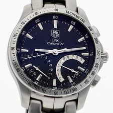 TAG HEUER CJF7110 Link Caliber S WATCH black SS QZ