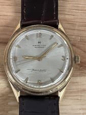 Vintage Hamilton Masterpiece Thin-o-matic 10K Gold Watch Automatic Micro-Rotor