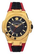 Versace Chain Reaction Quartz Black Dial Men Watch VEDY00319