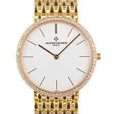 Vacheron Constantin Patrimony Essentiel 18K Gold Diamond 33593J Manual 73g Box