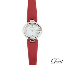 Gucci Guccissima 3PD Shell Dial Women's Watch, Double Belt, Used